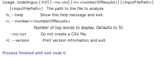 Console main de cli sans paramètre